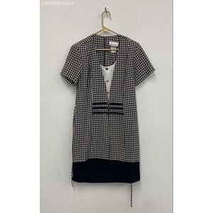 Lisa Jo Vintage white panel and navy blue bottom - Size Looks like M